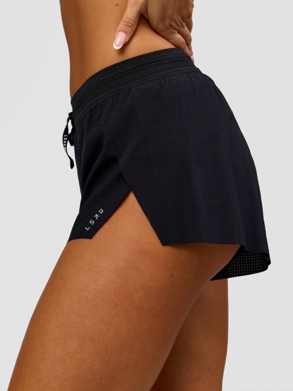 LKSD | Accelerate 3" Mid-Rise Running Short - Black - Picture 2 of 8